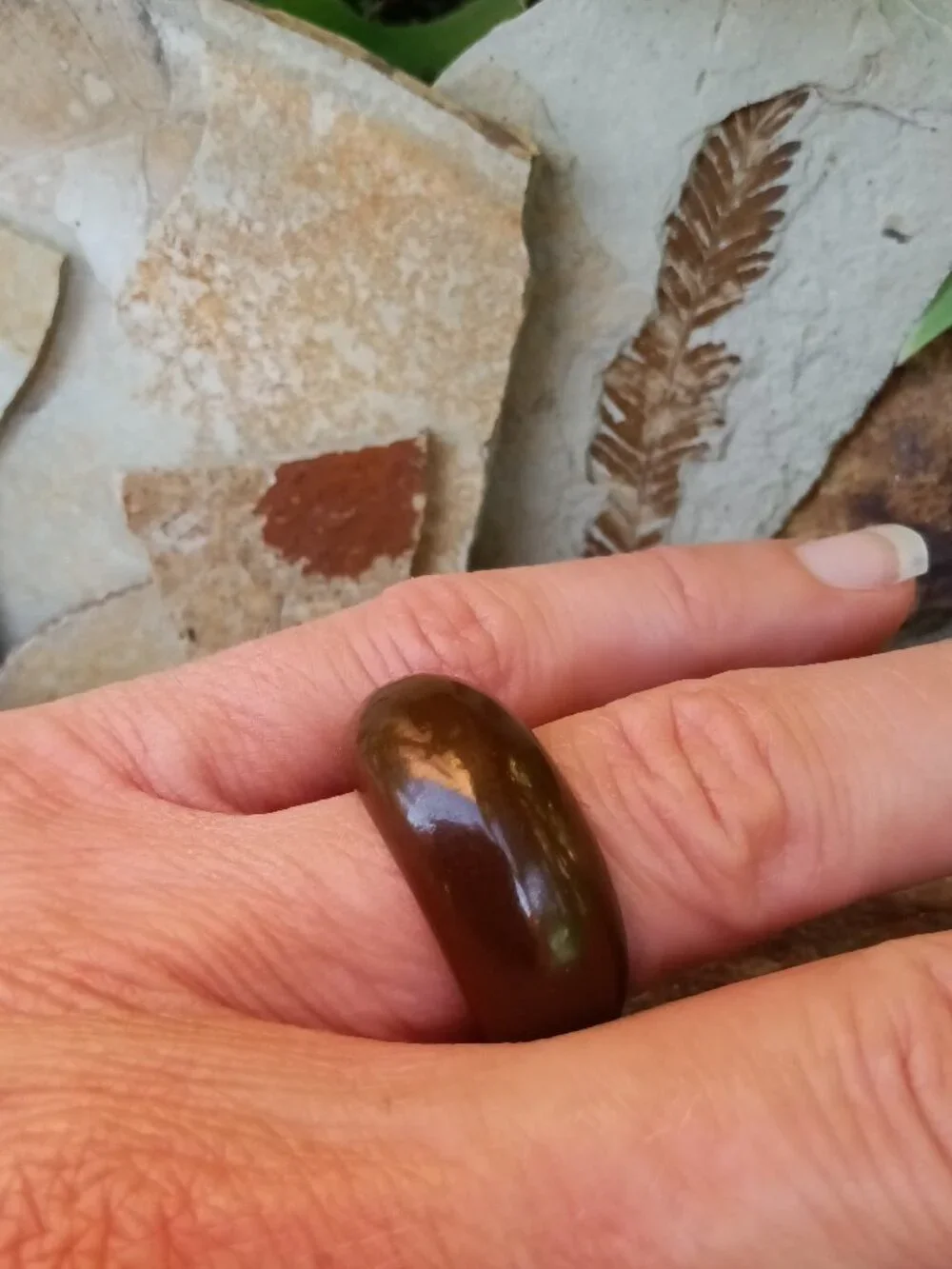 Vintage Bakelite Dome Ring